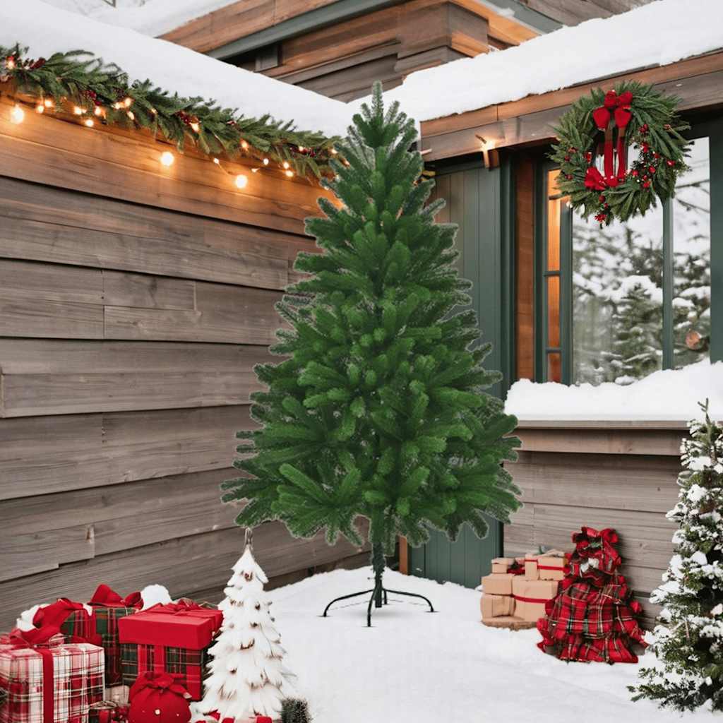 Künstlicher Weihnachtsbaum Naturgetreue Nadeln 150 cm Grün