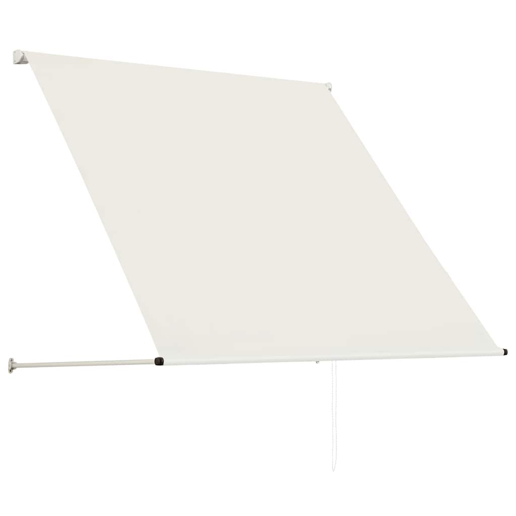 Einziehbare Markise 150×150 cm Blau und Weiß