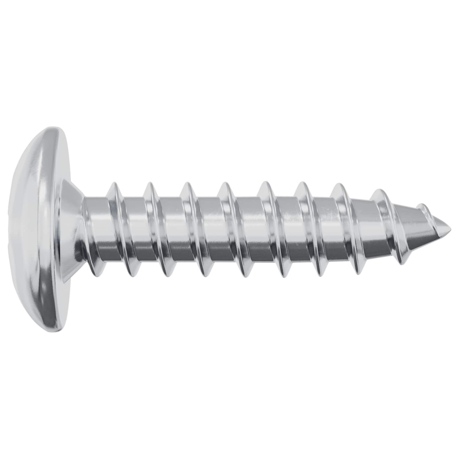 Schraube 2 pcs Silber M4 x 16 mm Stahl