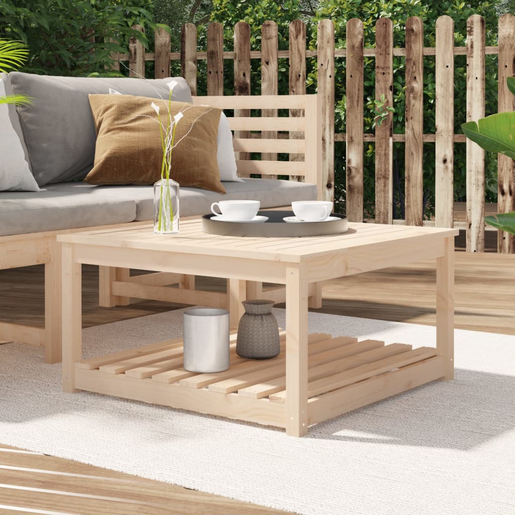 Gartentisch 82,5x50,5x45 cm Massivholz Kiefer