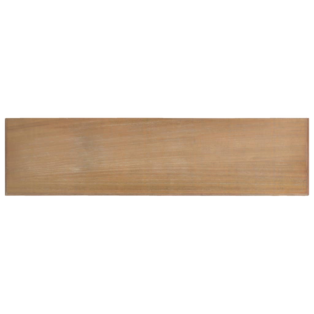 Konsolentisch Schwarz 110x30x76 cm Holzwerkstoff