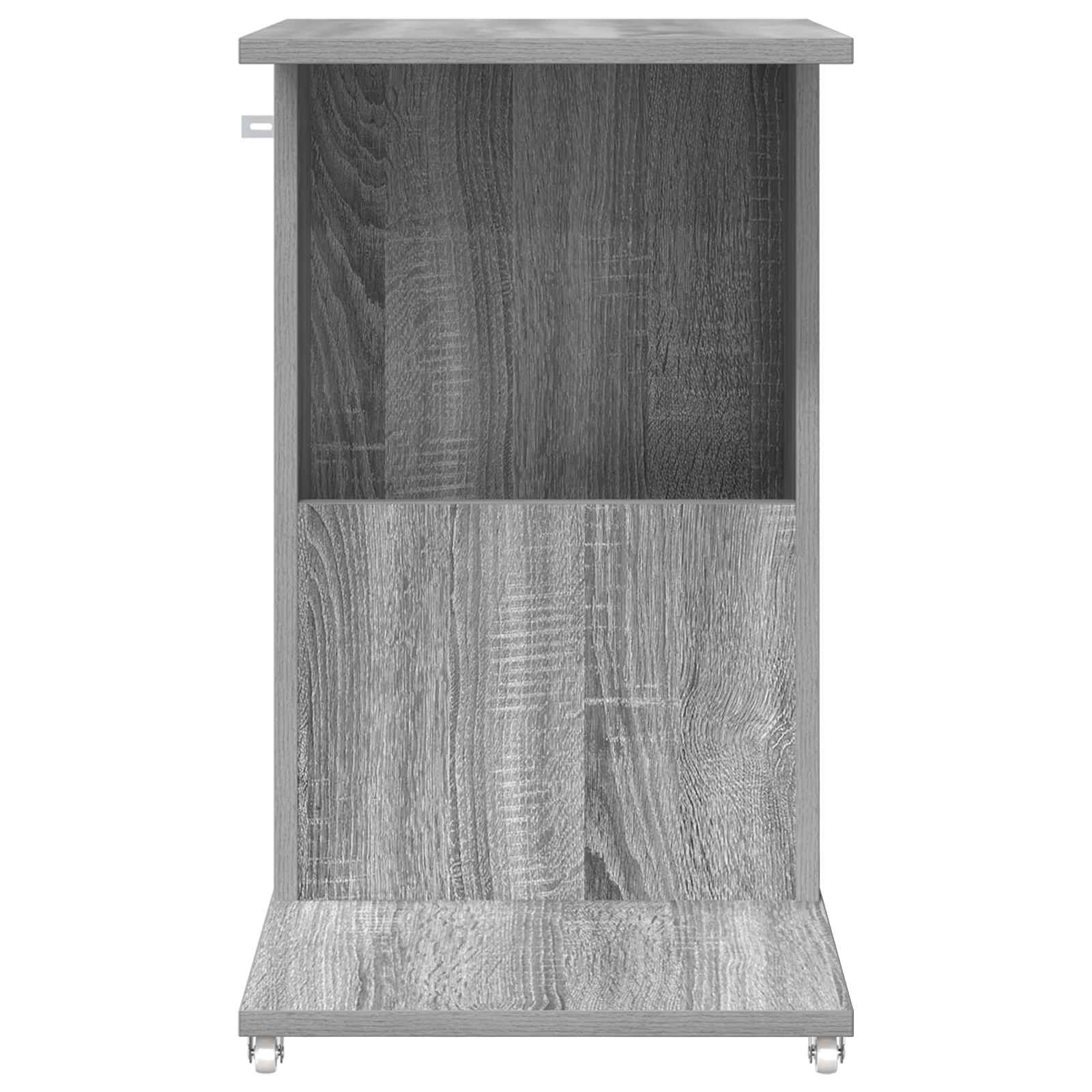 Beistelltisch Mit Rad Weiß 40 x 35 x 60 cm Holzwerkstoff