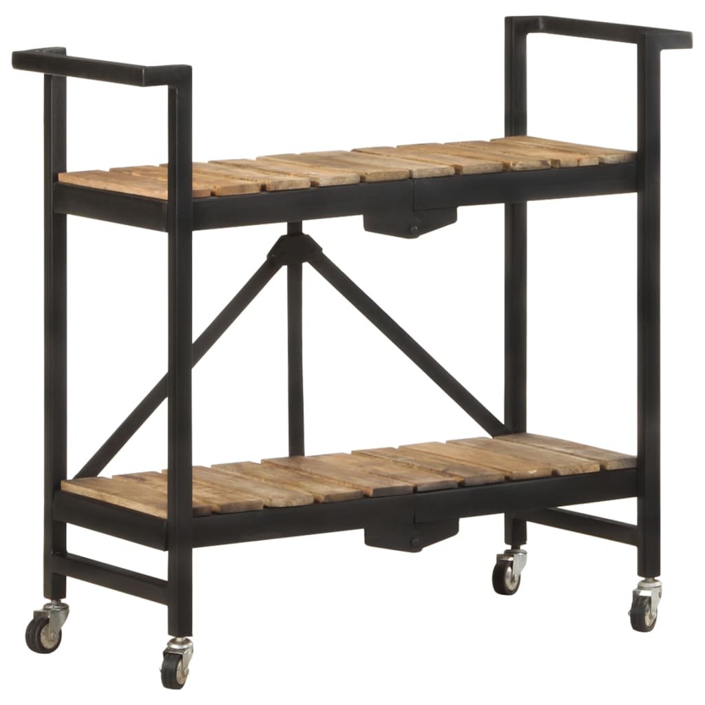 Küchenwagen 87x36x81 cm Altholz Massiv