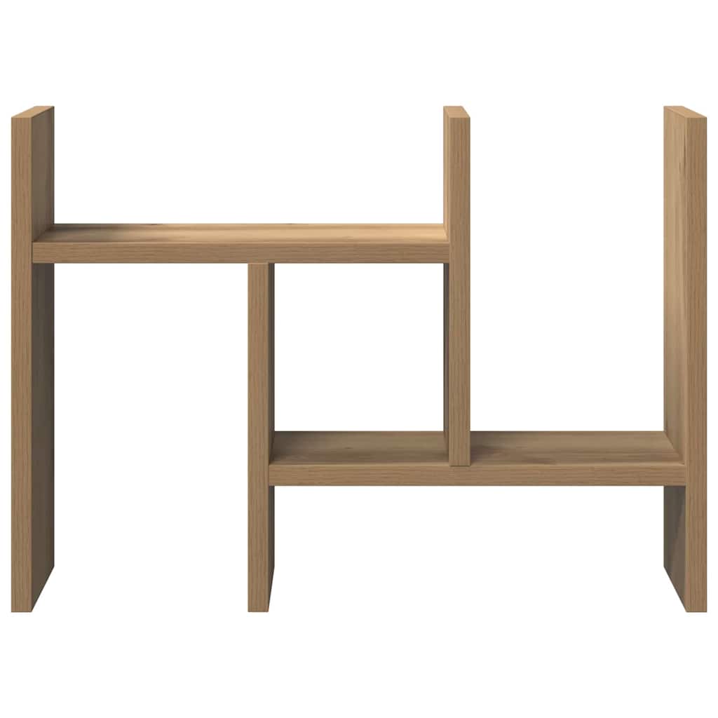 Schreibtisch-Organizer Weiß 34,5x15,5x35,5 cm Holzwerkstoff