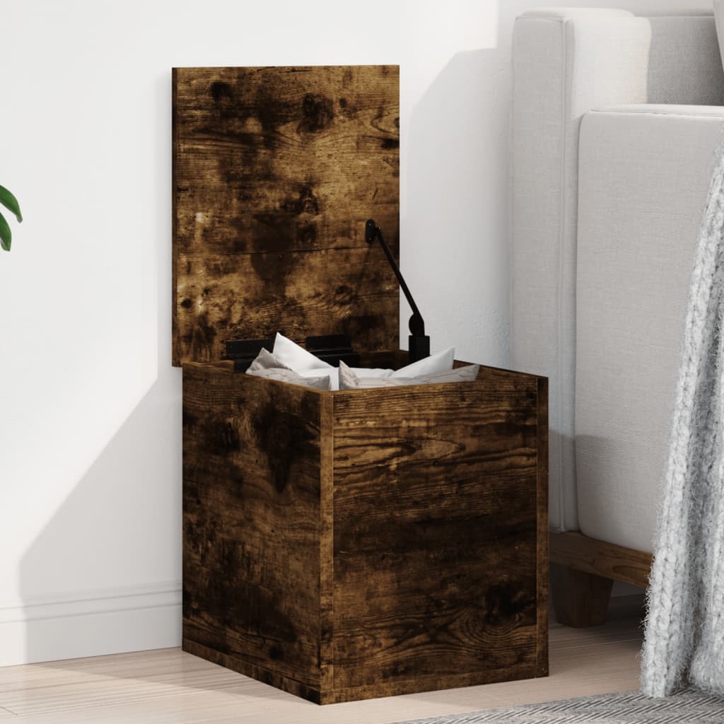 Aufbewahrungstruhe Weiß 84x42x46 cm Holzwerkstoff