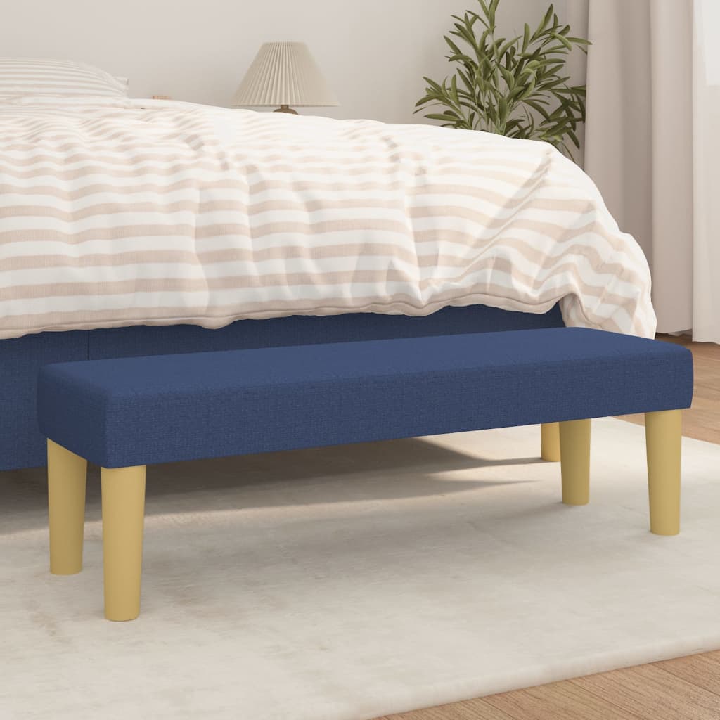 Sitzbank Hellgrau 70x30x30 cm Stoff