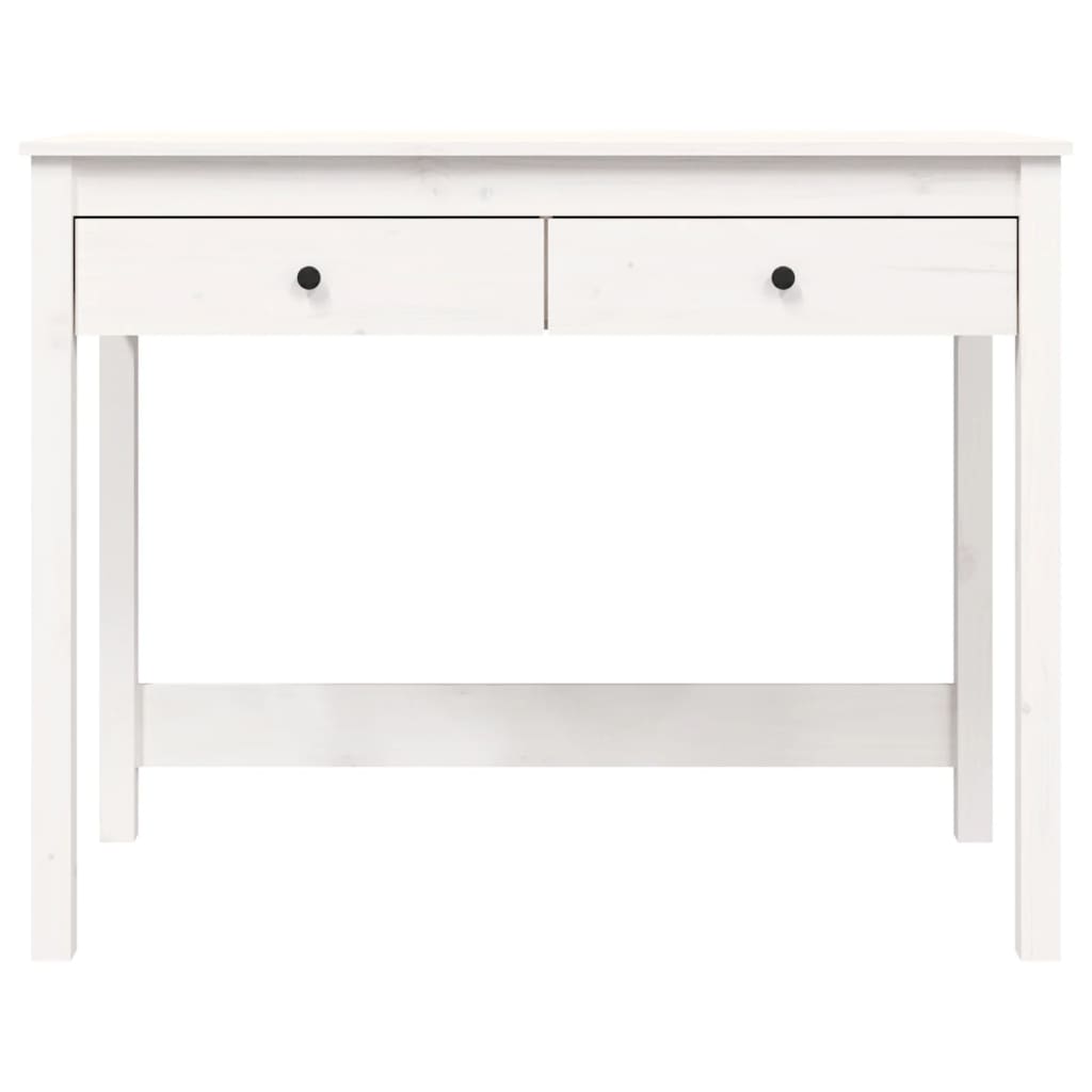 Schreibtisch mit Schubladen 100x50x78 cm Massivholz Kiefer