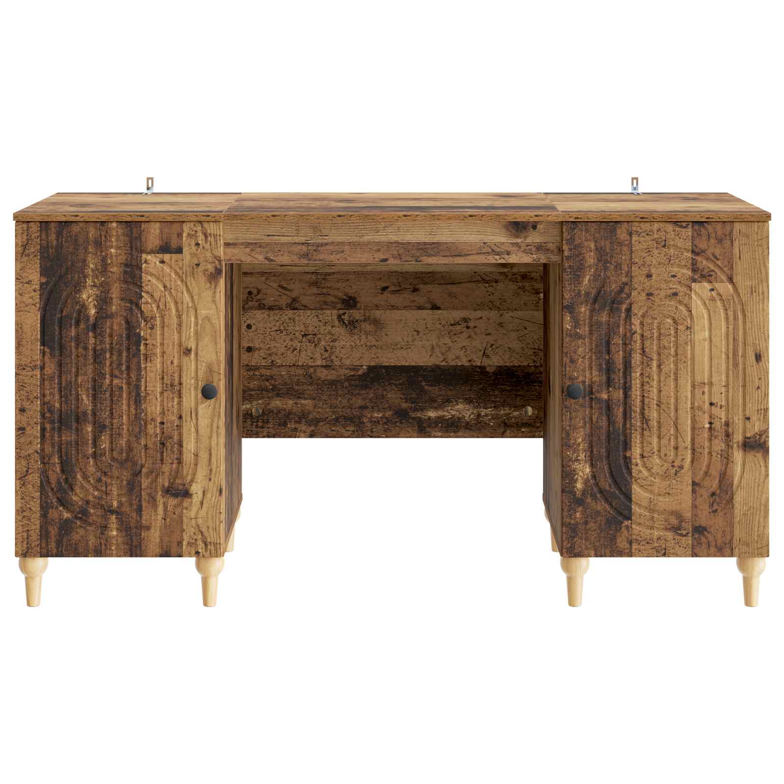Schreibtisch mit Regal Schwarz 142,5 x 50 x 75 cm Holzwerkstoff