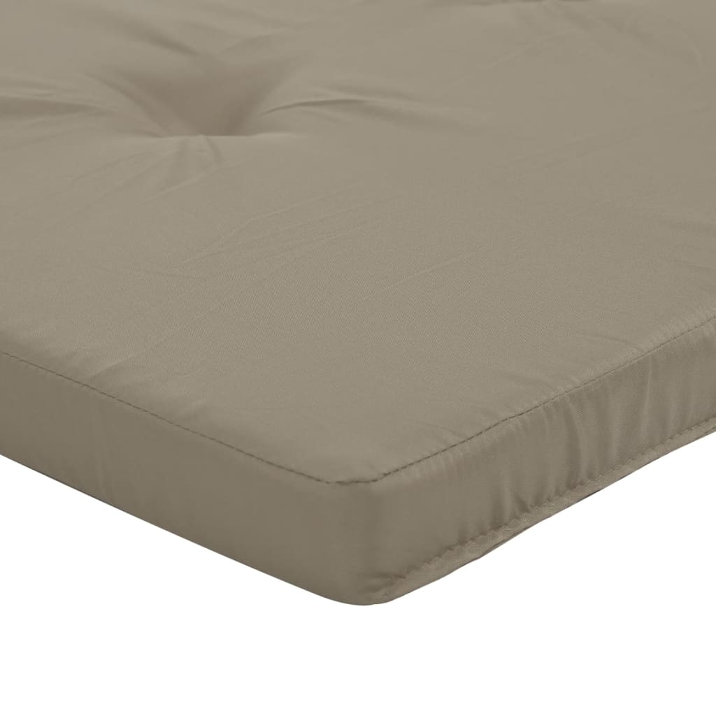 Liegestuhl-Auflagen 2 Stk. Creme Oxford-Gewebe