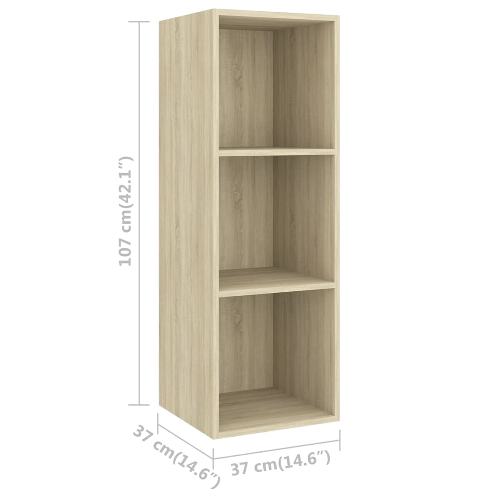 3-tlg. TV-Schrank-Set Weiß Holzwerkstoff