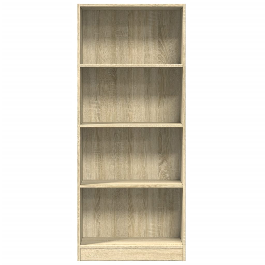 Bücherregal Weiß 40x24x75 cm Holzwerkstoff
