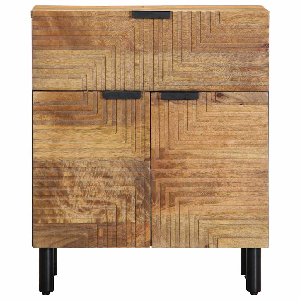 Bettschrank Braun 50 x 33 x 60 cm Massivholz Akazie