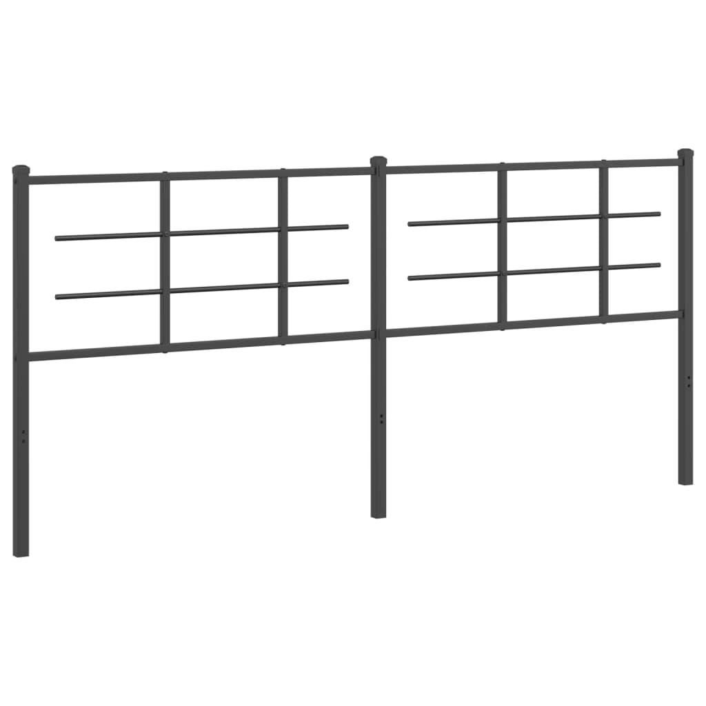 Ersatz-Kopfteil Metall Weiß 100 cm