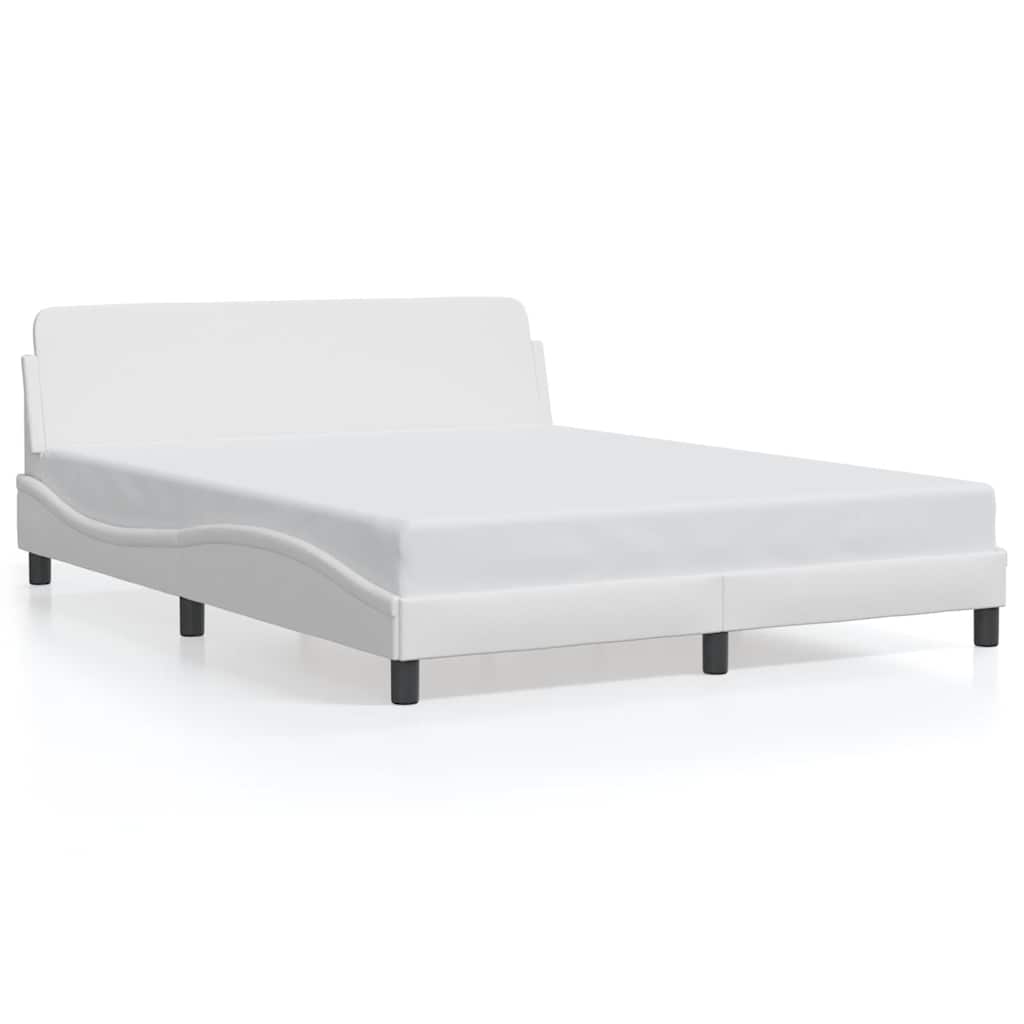 Bettgestell "Dover" Schwarz 80x200 cm Kunstleder