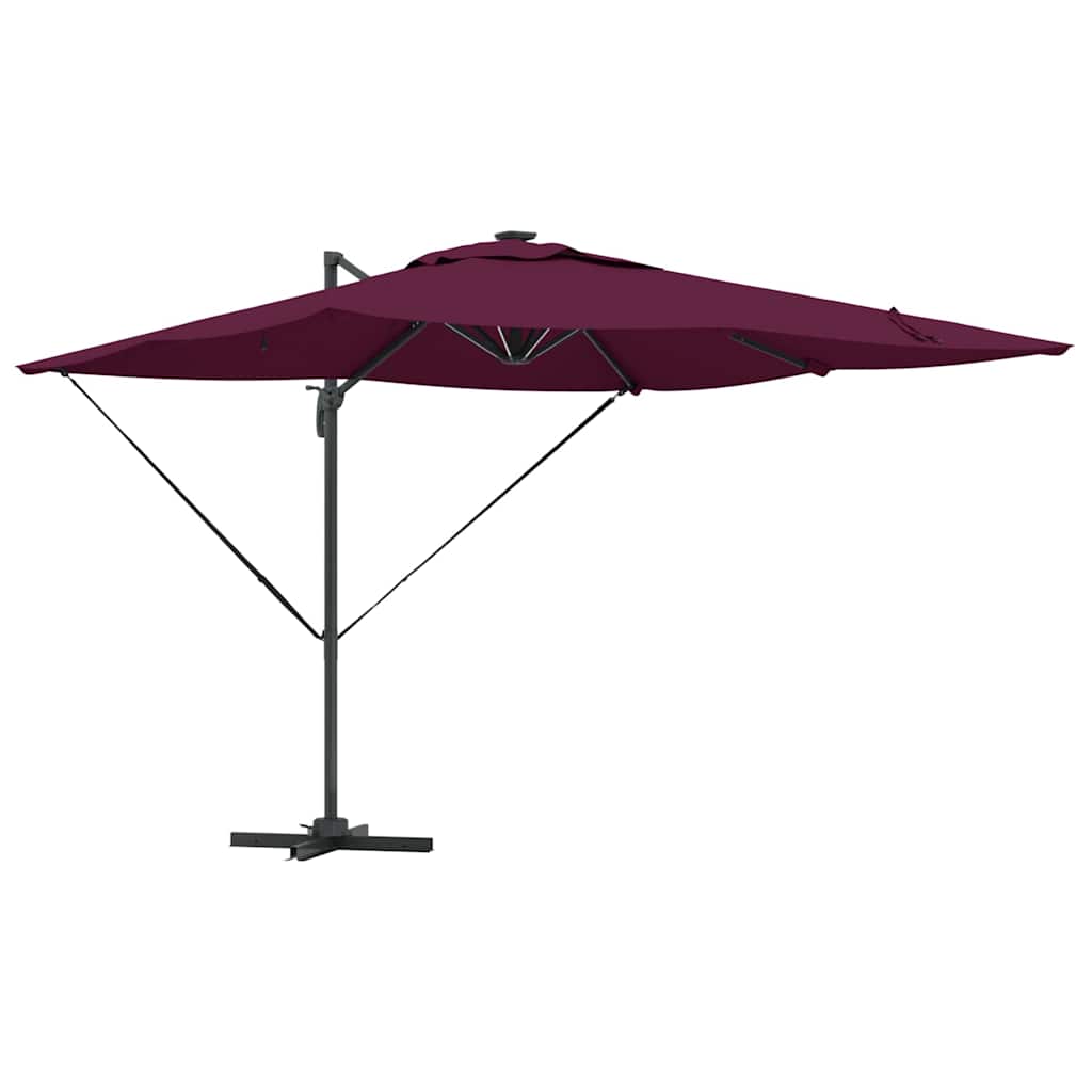 Sonnenschirm Sand 286 x 284 x 270 cm Aluminium und Polyester