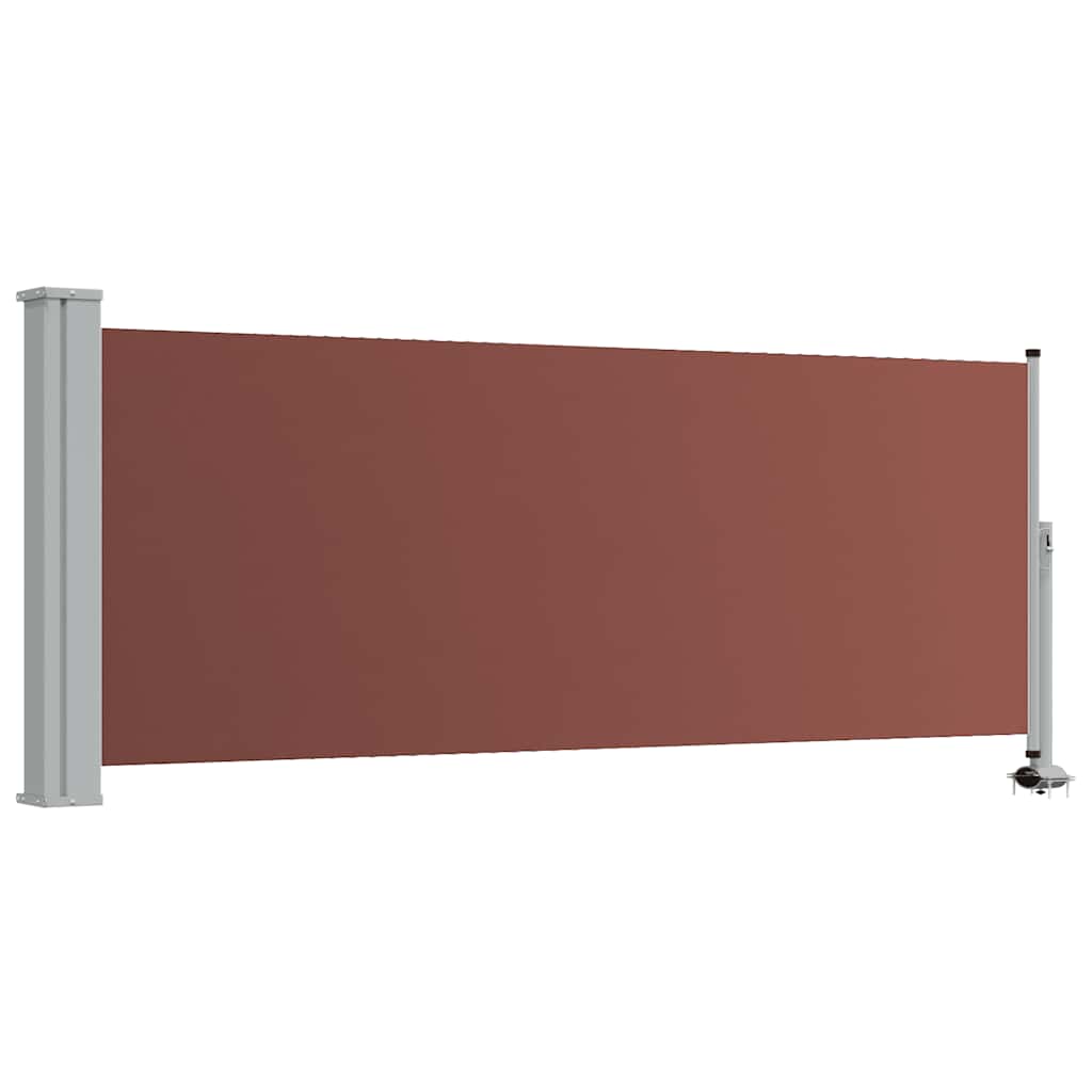 Seitenmarkise 60 x 300 cm 100% Polyester Eisen Stahl