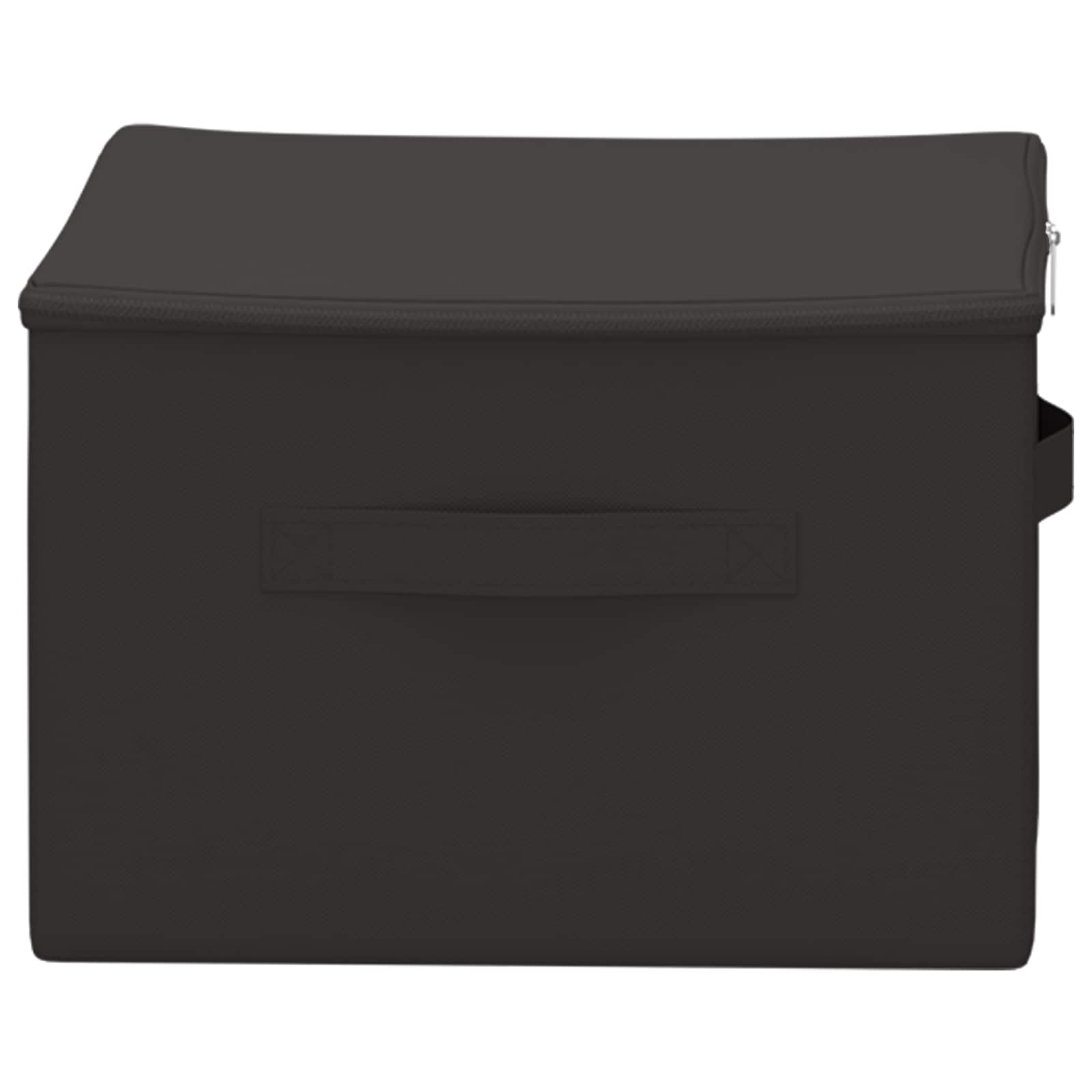 Aufbewahrungsbox Stoff 50x30x25 cm Anthrazit