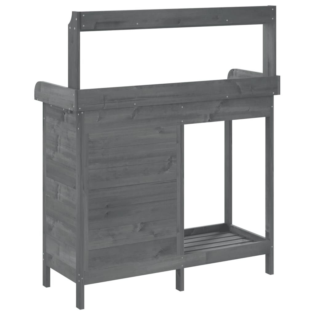 Pflanztisch mit Schrank 110,5x45x124,5 cm Massivholz Tanne