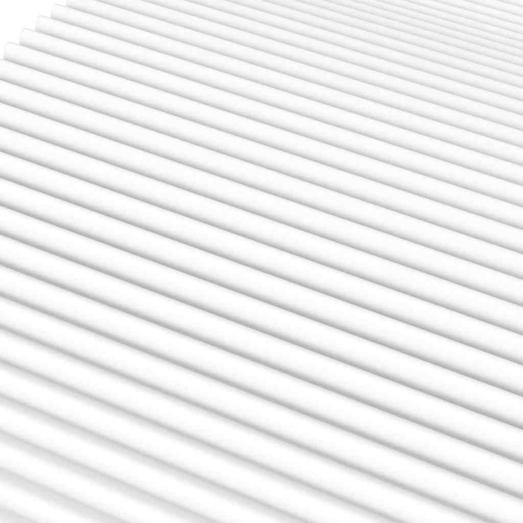Schaumstoffmatratze Weiß 80x200 cm Härtegrad H2 H3