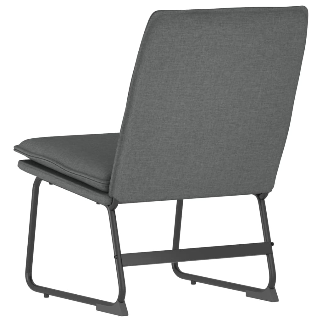 Loungesessel Hellgrau 52x75x76 cm Stoff
