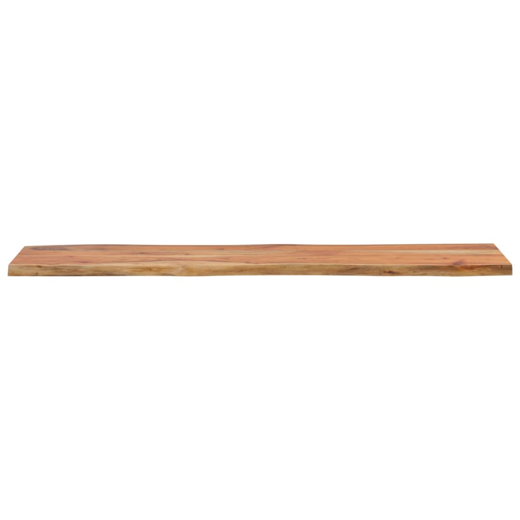 Tischplatte 40x40x2,5 cm Rechteckig Massivholz Akazie Baumkante