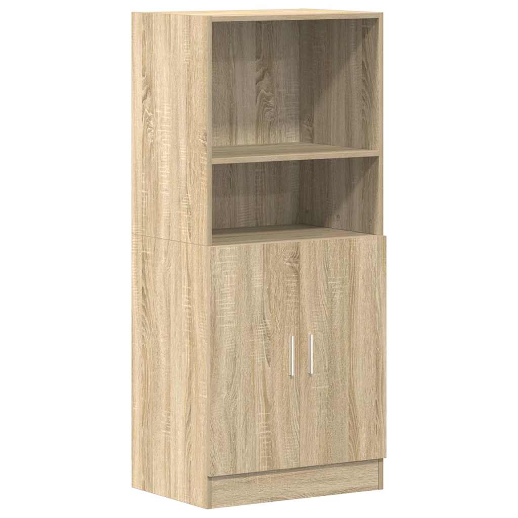 2-tlg. Küchenschrank-Set Weiß Holzwerkstoff