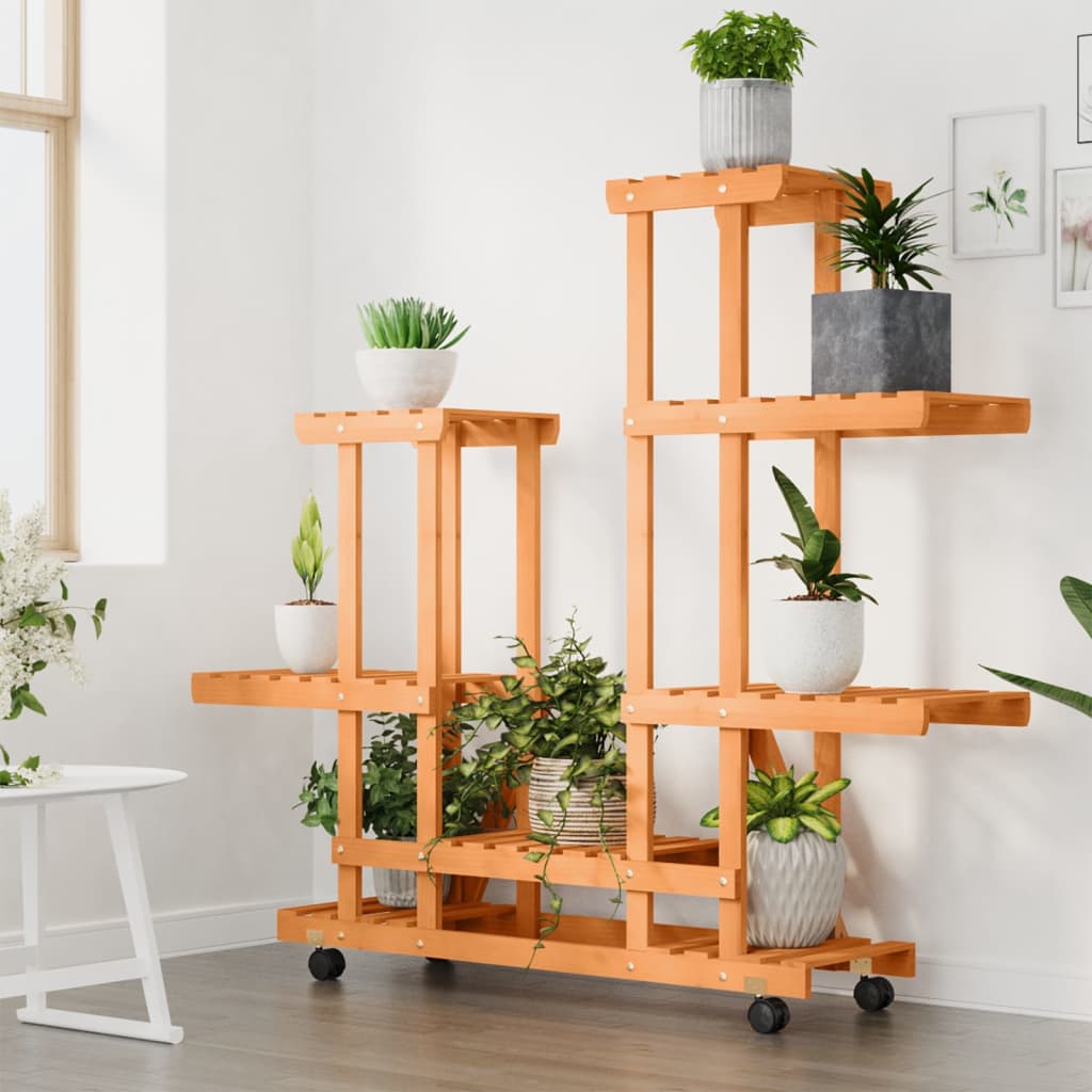 Blumenständer 110x25x96 cm Massivholz Tanne