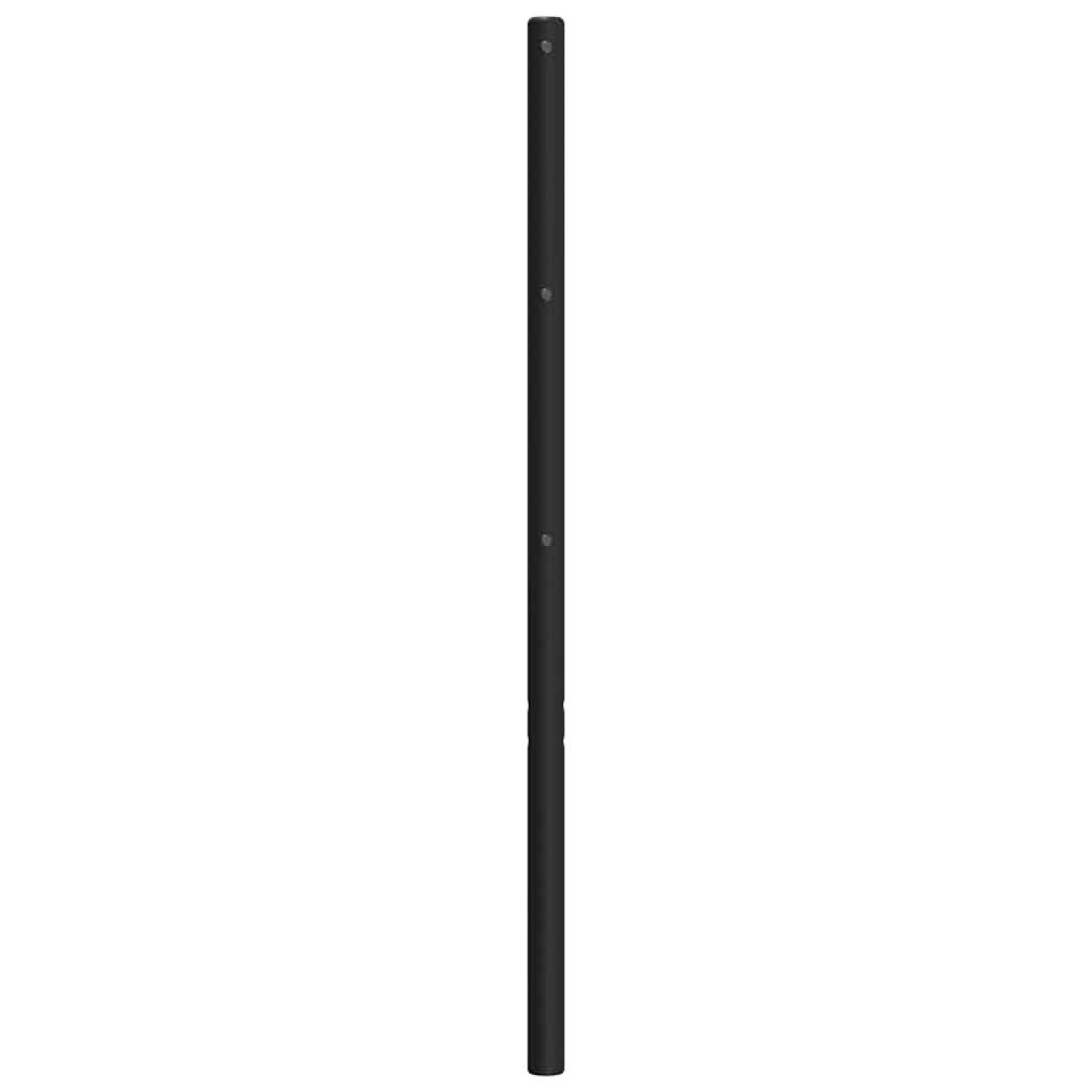 Ersatz-Kopfteil Metall Schwarz 100 cm