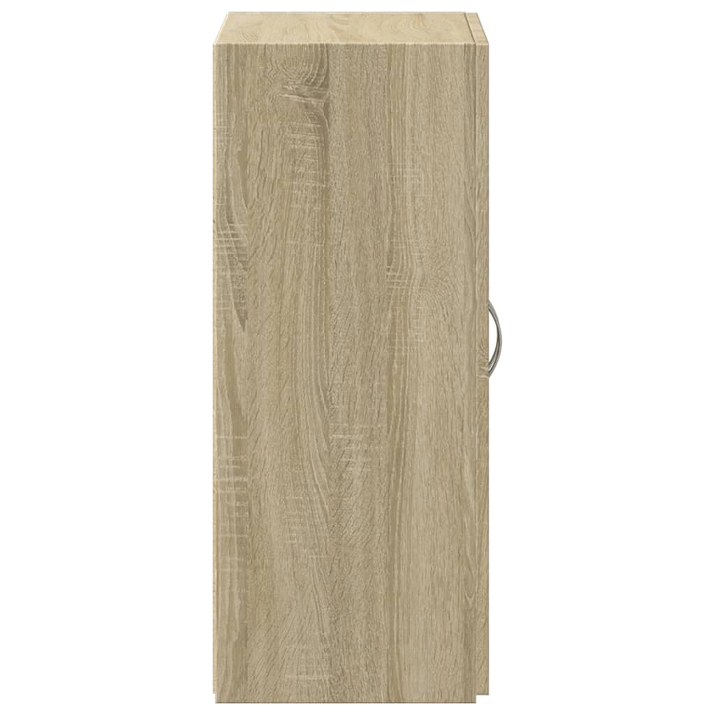 Aktenschrank Weiß 60x32x153 cm Holzwerkstoff
