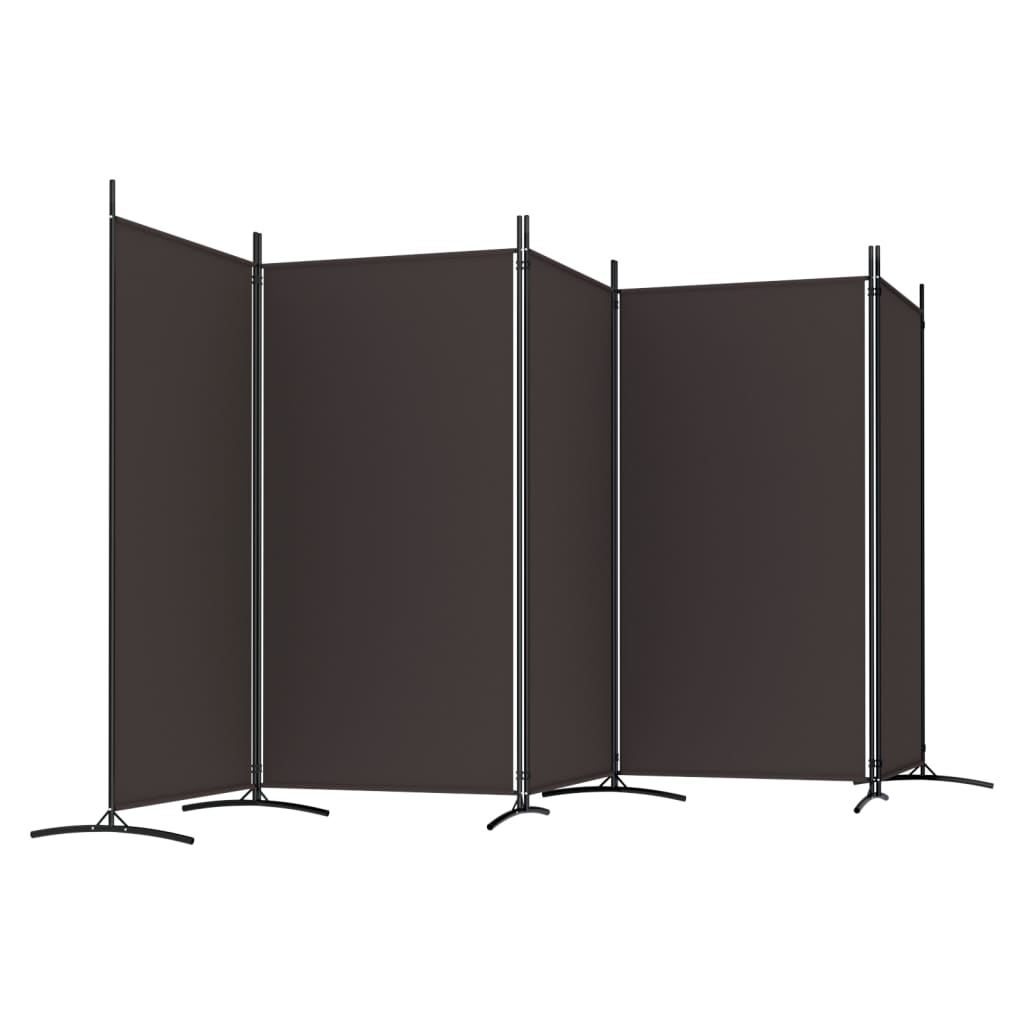 3-tlg. Raumteiler Weiß 260x180 cm Stoff