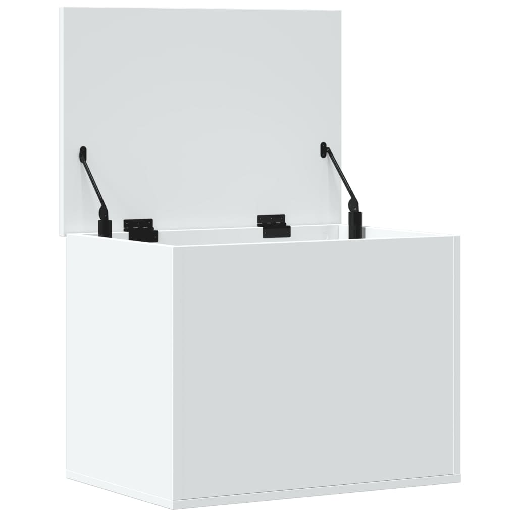 Aufbewahrungstruhe Weiß 84x42x46 cm Holzwerkstoff