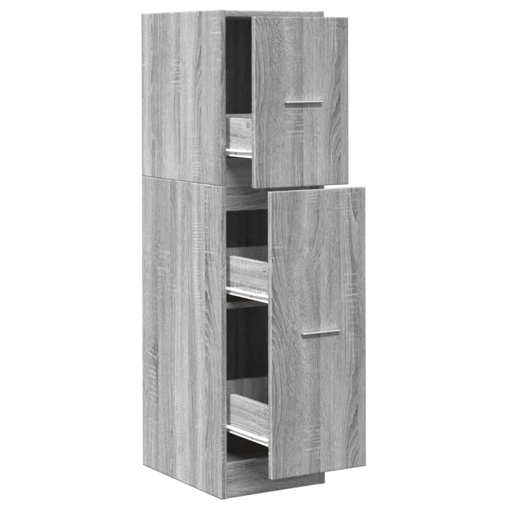 Apothekerschrank Weiß 30 x 41 x 174,5 cm Holzwerkstoff