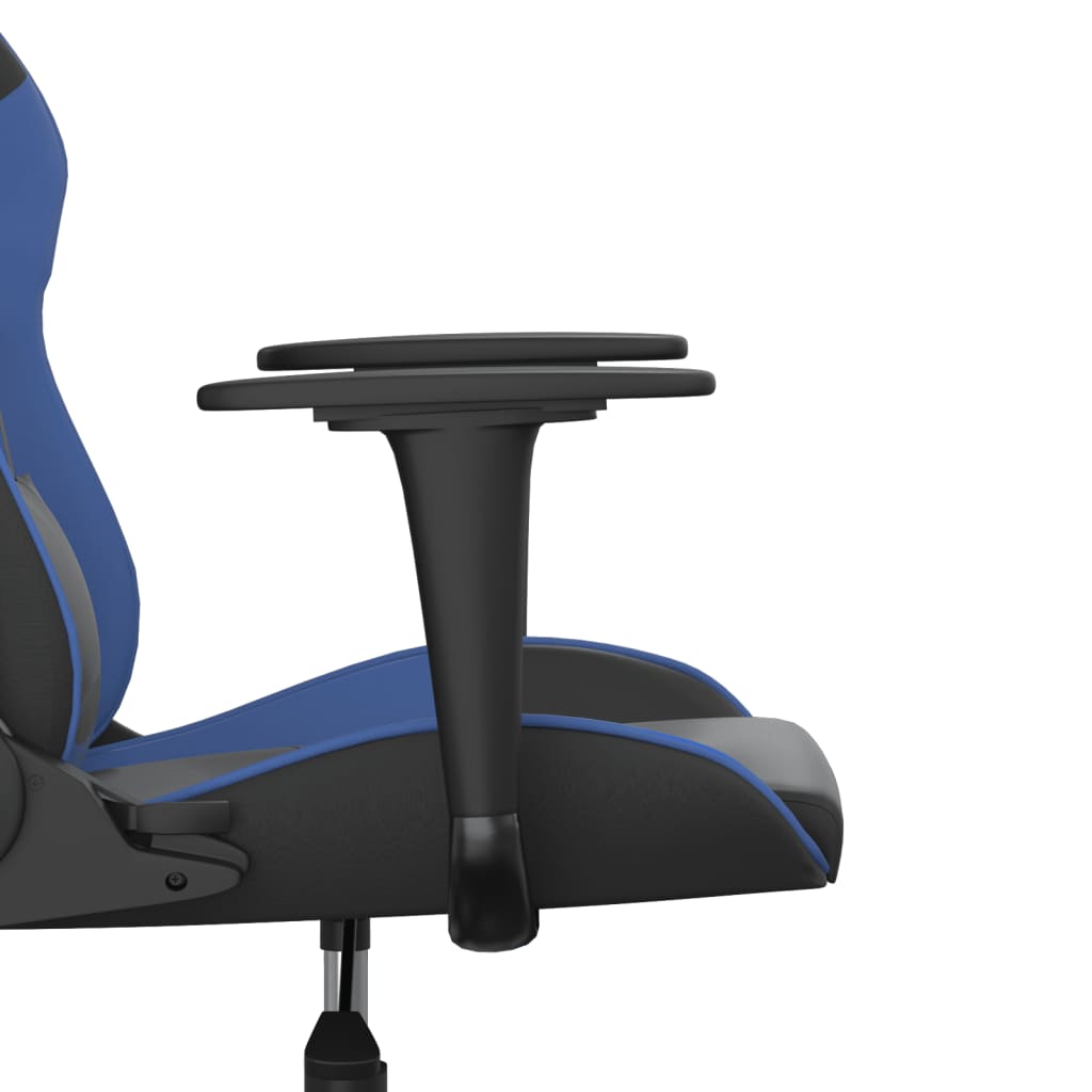 Gaming-Stuhl mit Massagefunktion Schwarz und Rot Kunstleder