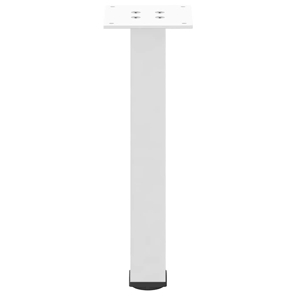 Bartischbeine 4 Stk. Schwarz 100-102 cm Stahl