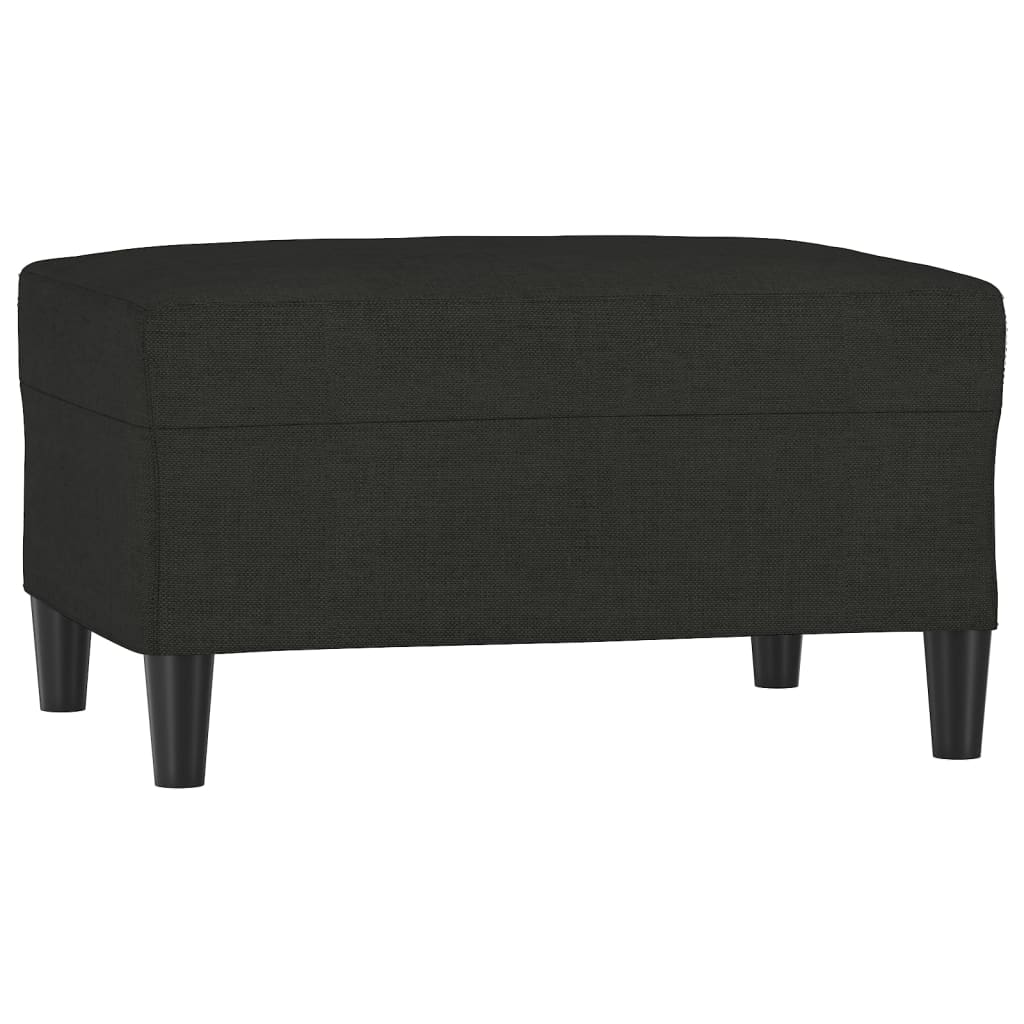 Fußhocker Hellgrau 60x50x41 cm Stoff
