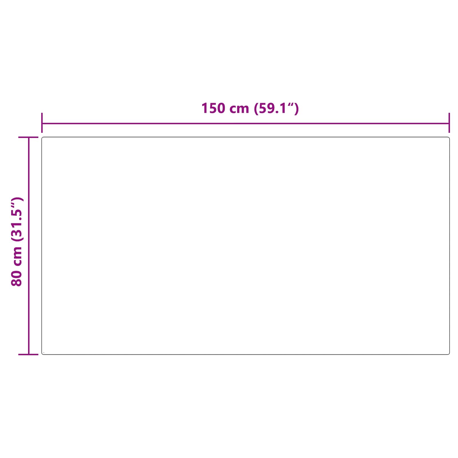 Teppich aus Kunstschaffell TAFALLA Weiß 60 x 110 cm Polyester