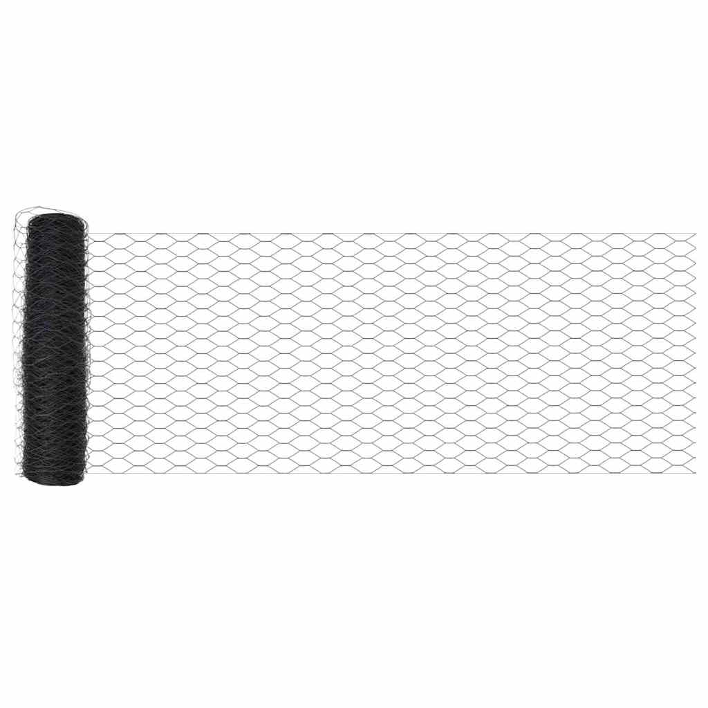 Outdoor Kettenglied-Zaun Erdfixierung 10 x 0,4 m Grün Netz