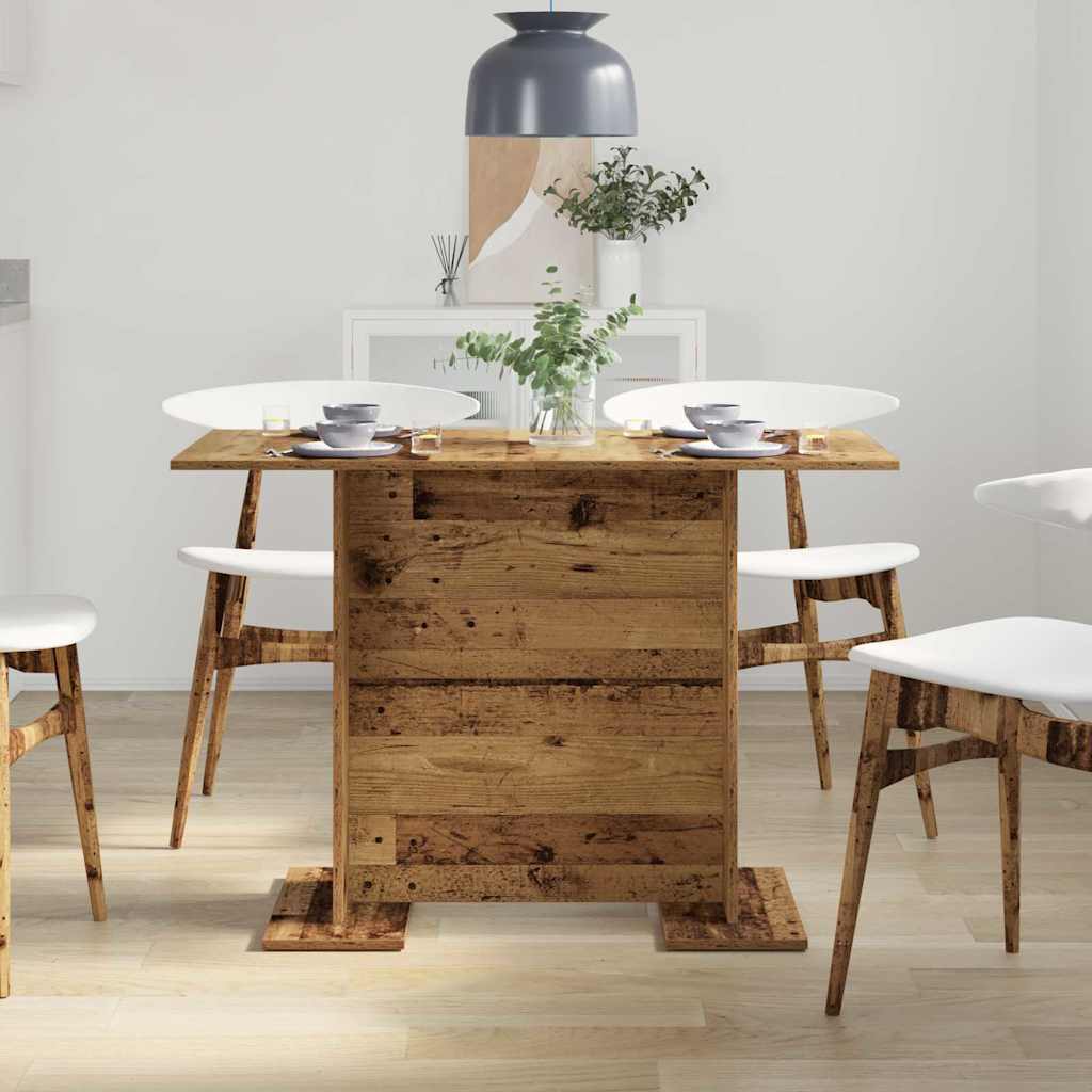 Esstisch Weiß 110x60x75 cm Holzwerkstoff