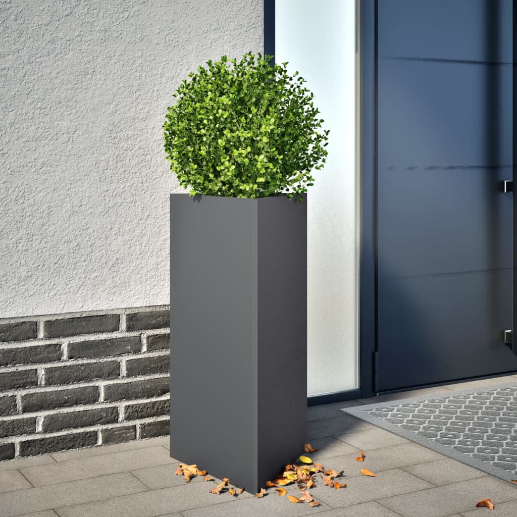 Pflanzkübel 30x26x75 cm Cortenstahl