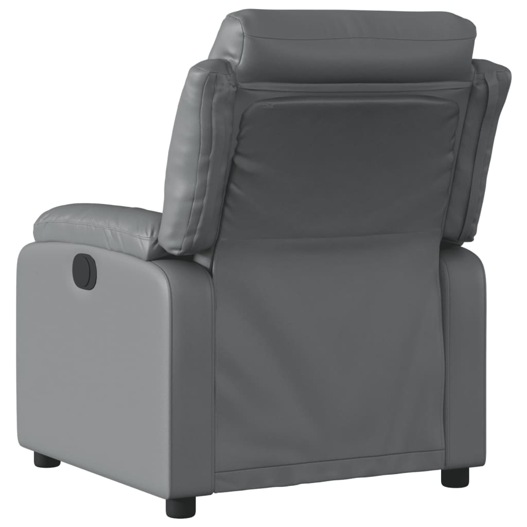 Massage-Relaxsessel, Kunstleder, Schwarz