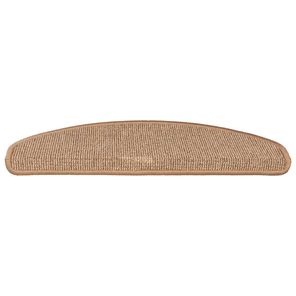 Stufenmatten 15 Stk. 56x17x3 cm Grau Halbrund