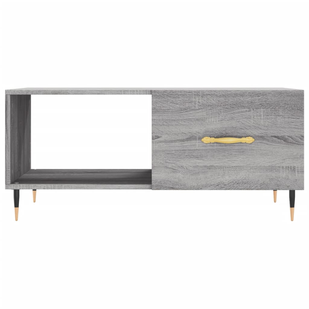 Couchtisch Betongrau 90x50x40 cm Holzwerkstoff