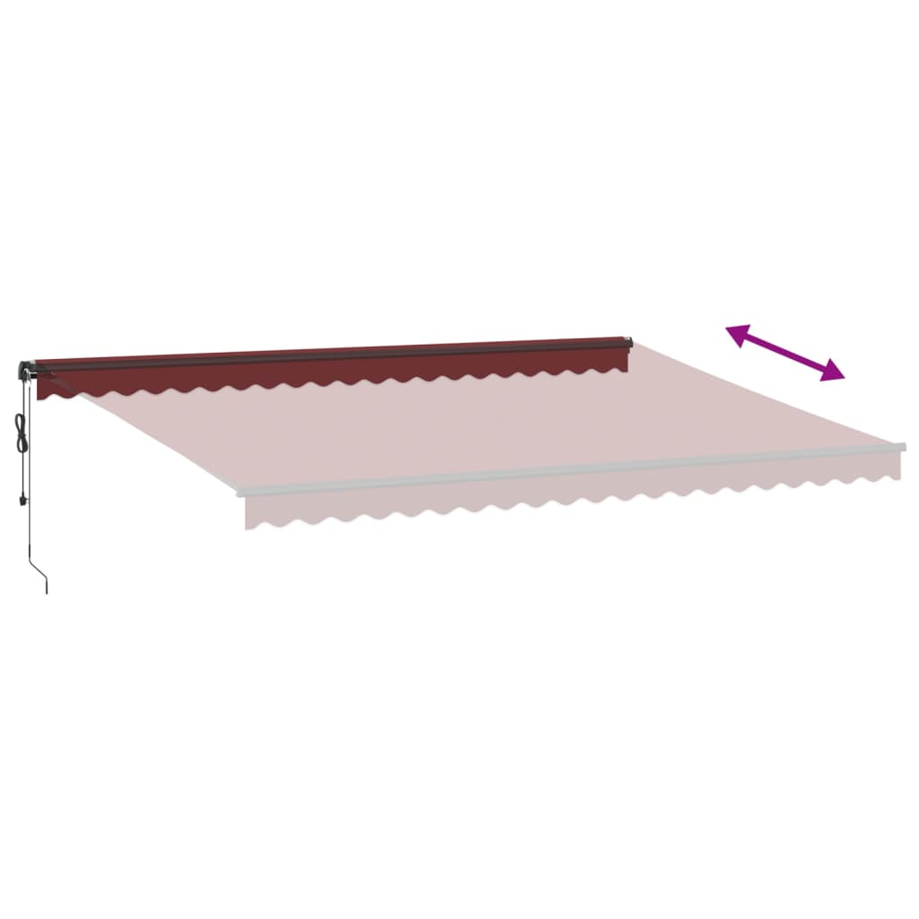 Markise Automatisch Einziehbar 350x250 cm Creme