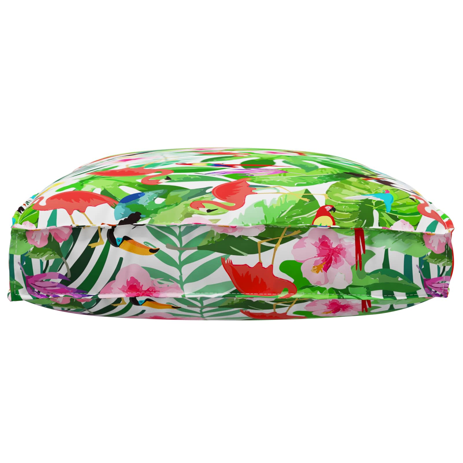 Kissen Anthrazit 120 x 80 x 12 cm Oxford-Stoff