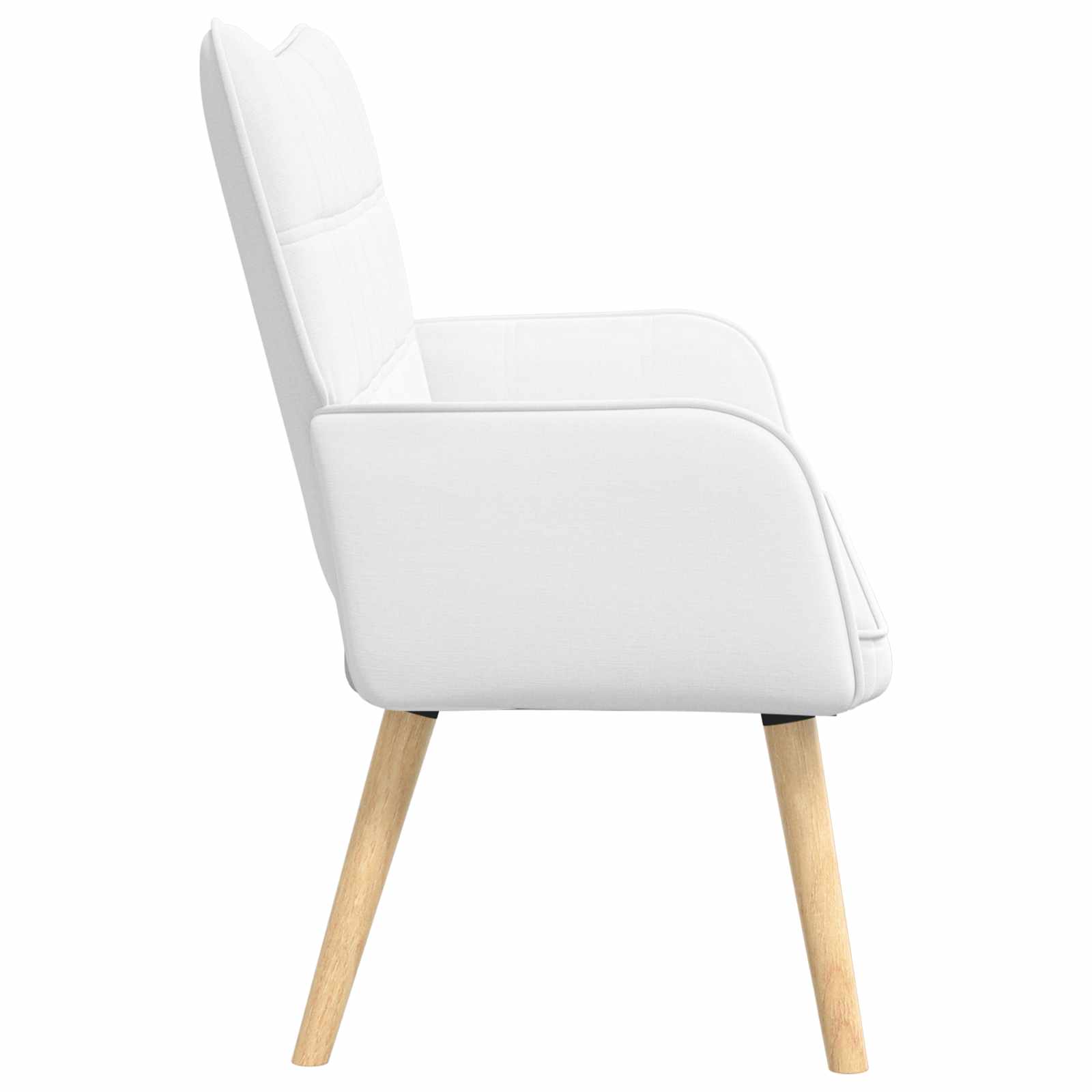 2-Sitzer Sofa Hellgrau 115 x 61 x 87 cm Stoff