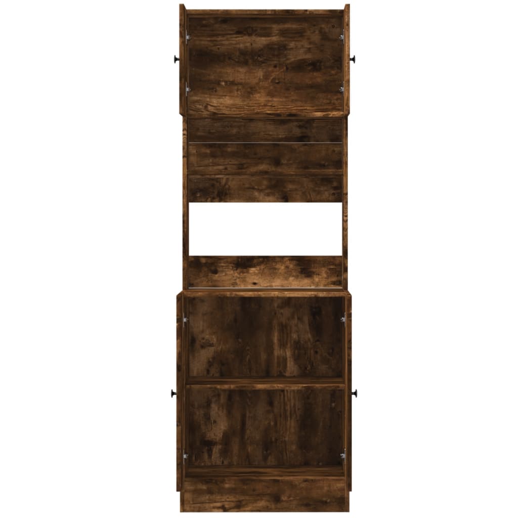 Küchenschrank Weiß 60x50x180 cm Holzwerkstoff