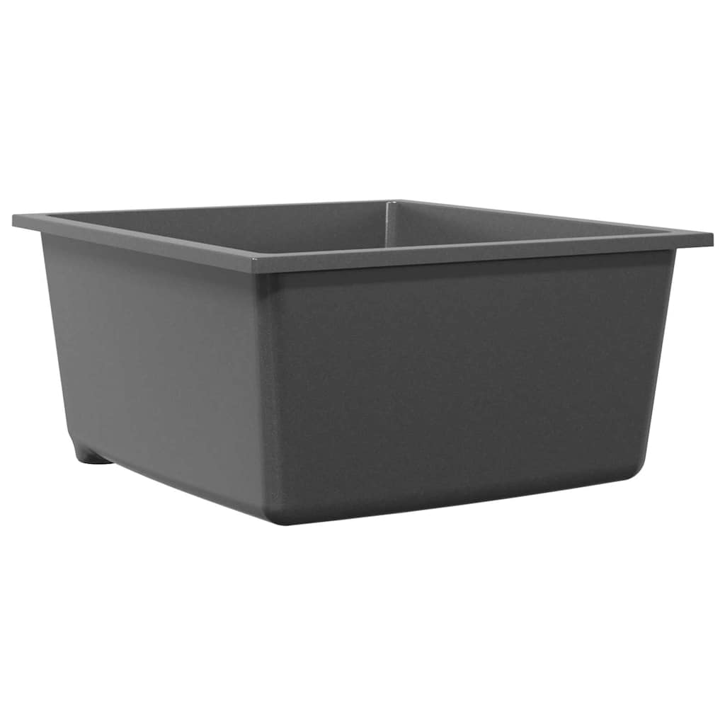 Küchenspüle Schwarz 54 x 44 x 20 cm Granit