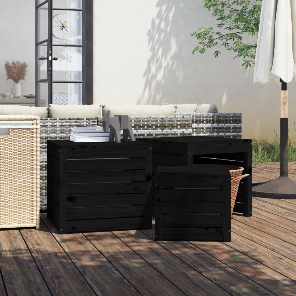 Gartenbox 101x50,5x46,5 cm Massivholz Kiefer