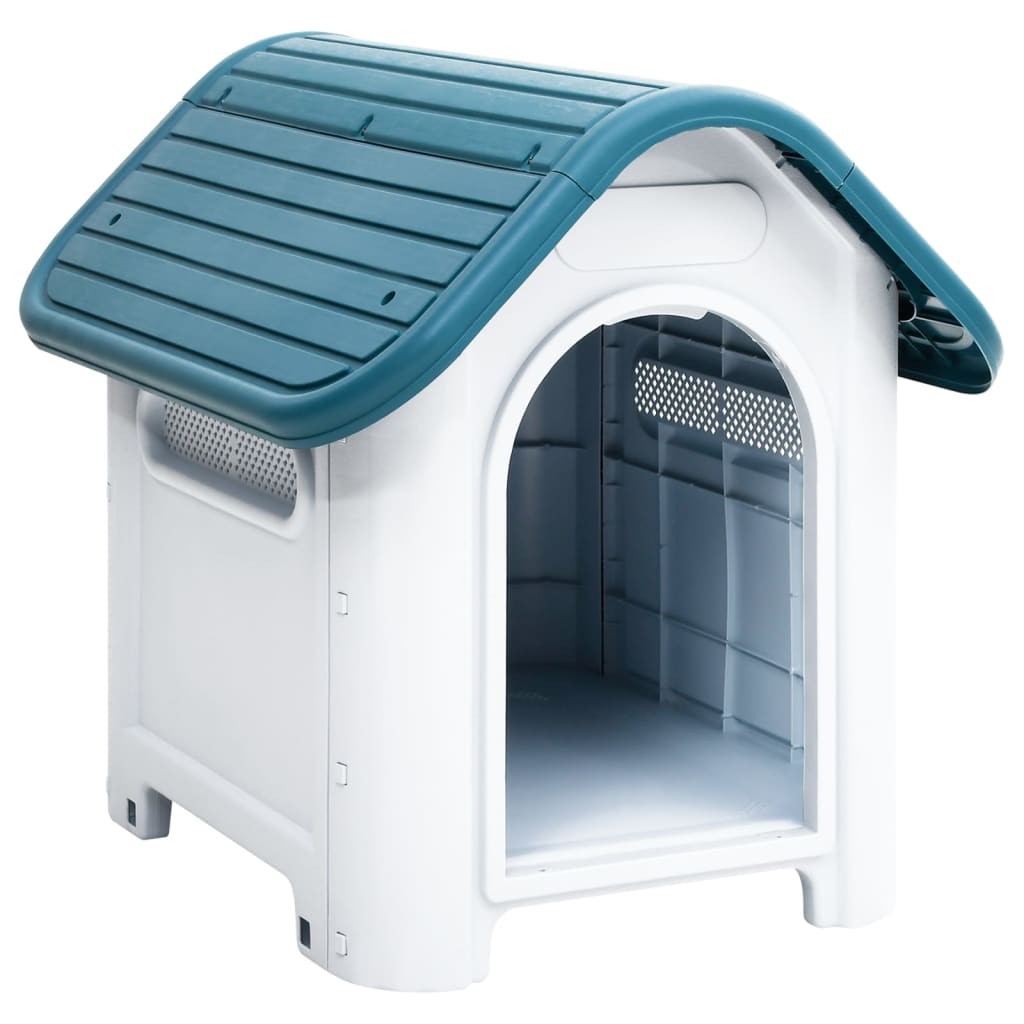 Hundehütte Grau 59x75x66 cm Polypropylen