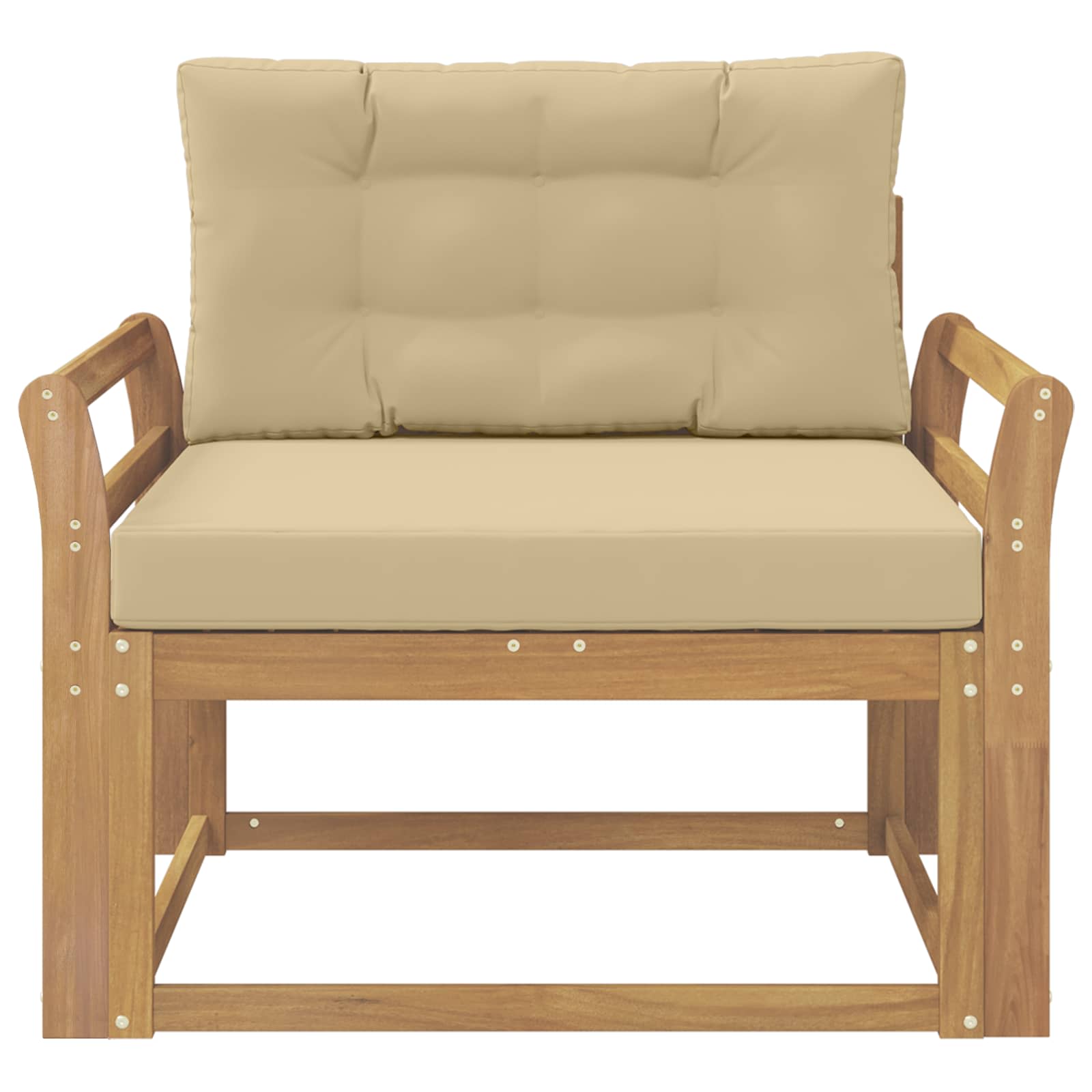Outdoor Mittelsofa Natur